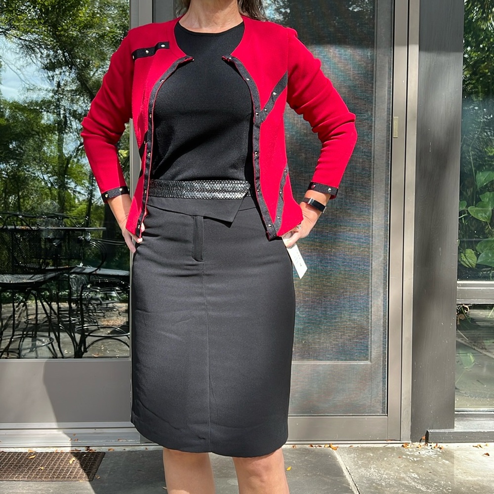 Ribkoff Black Midi Skirt